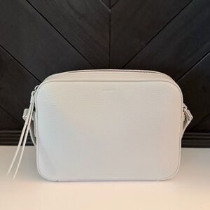 AllSaints Captain Square Crossbody Bag | Pampas White | NWT